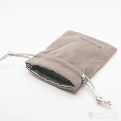Velvet Dice Bag - Small Gray